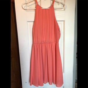 Francesca’s | Coral Sleeveless Dress